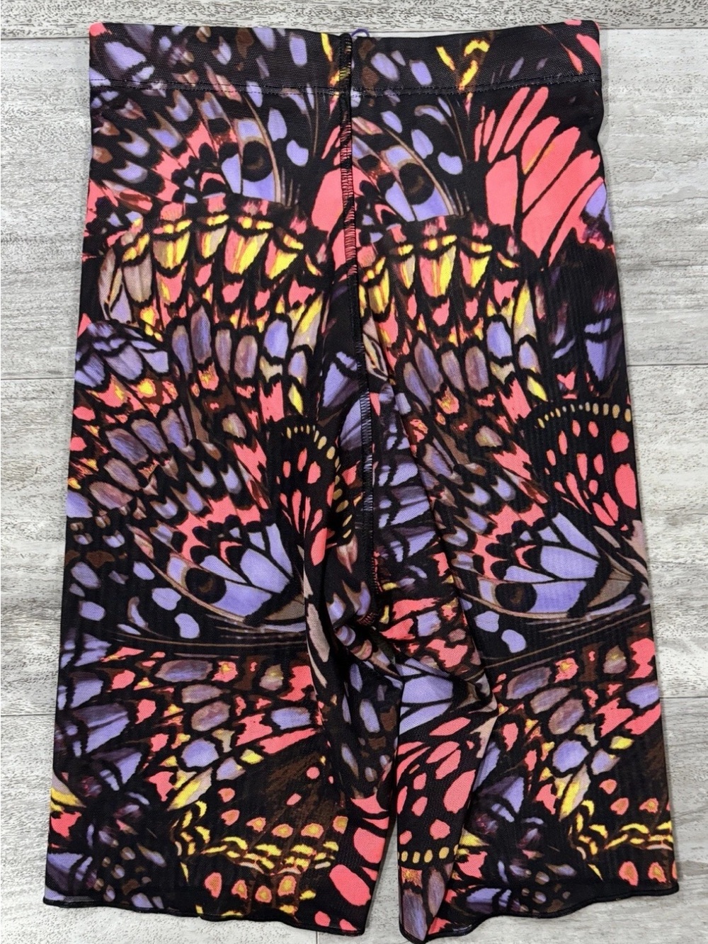 Yitty Women’s Mesh Me Smoothing HW Butterfly Print Mesh Shorts Sz Small NWOT